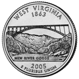 2005 Quarter - P - West Virginia reverse